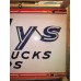 New Willy's "Cars Trucks Jeeps" Porcelain Neon Sign 72"Wx  36"H